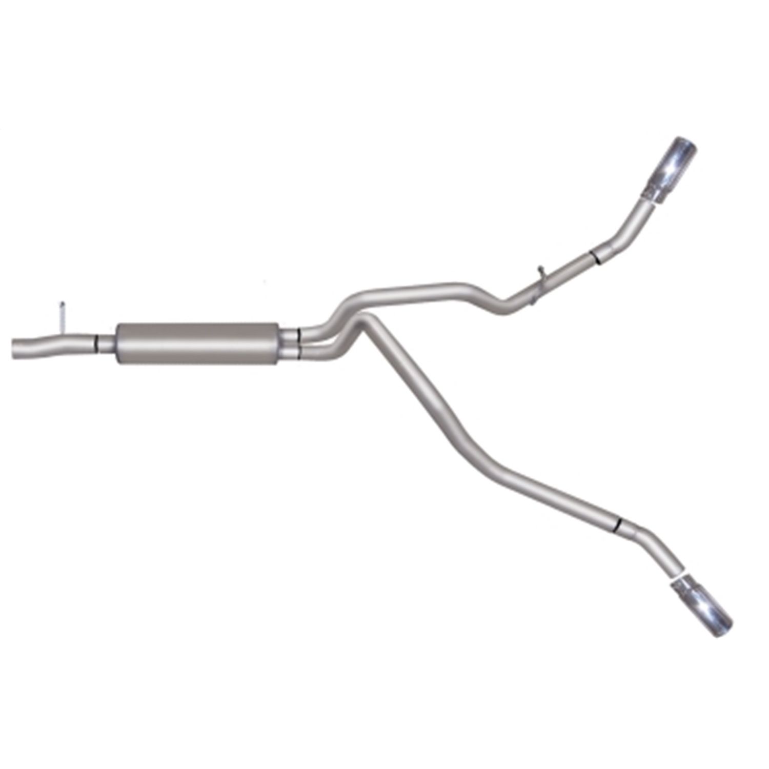 Cat-Back Dual Extreme Exhaust System; Aluminized