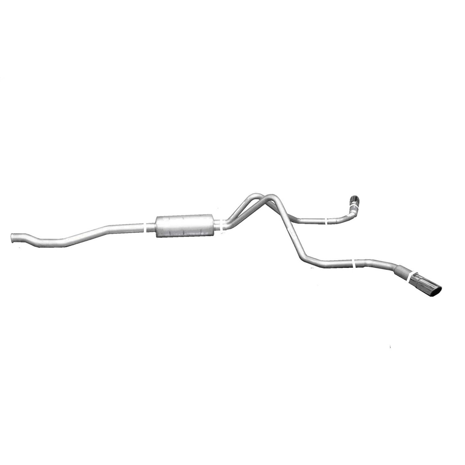 Cat-Back Dual Extreme Exhaust System; Aluminized