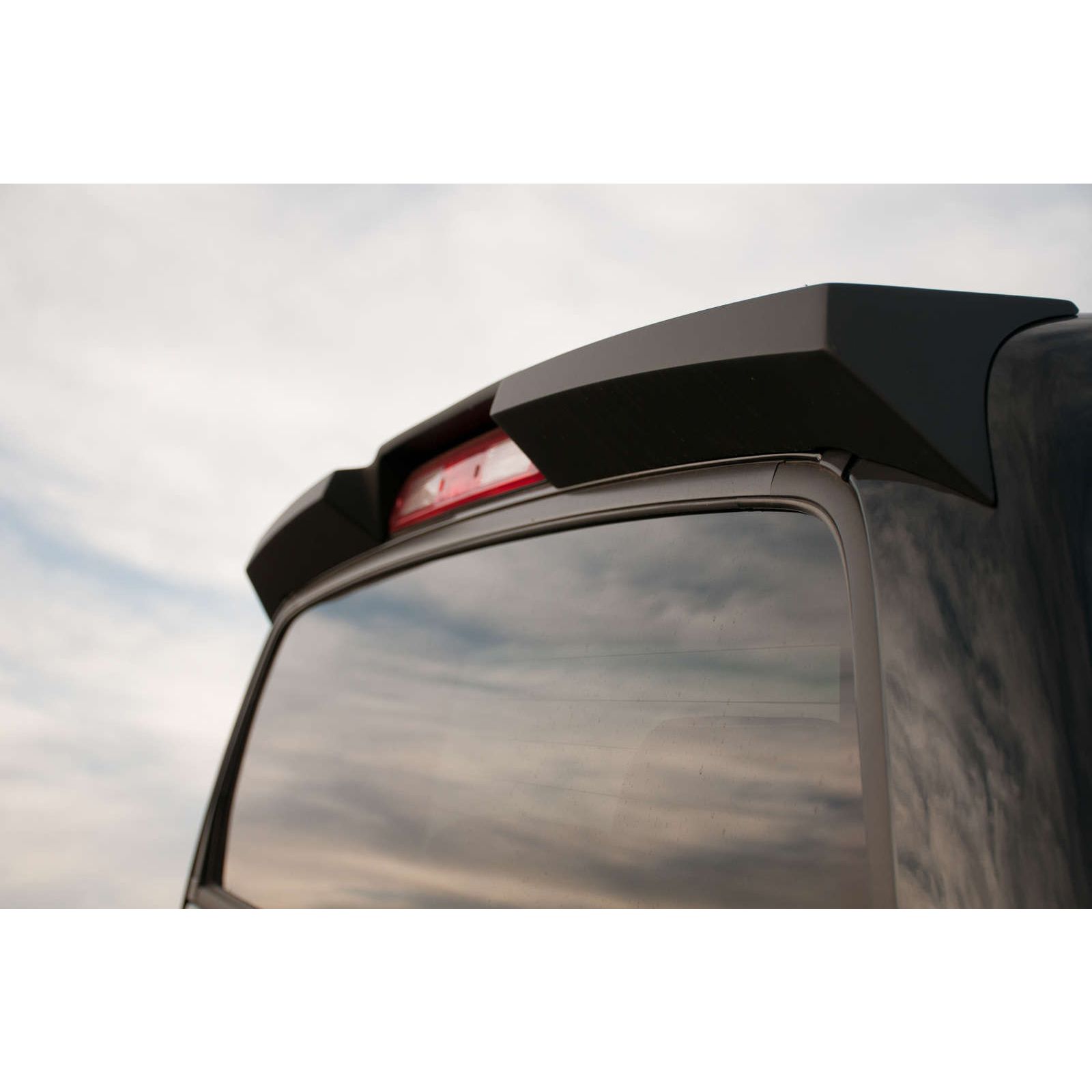 EGR - 985399 - USA Black Smooth Style Cab Spoilers