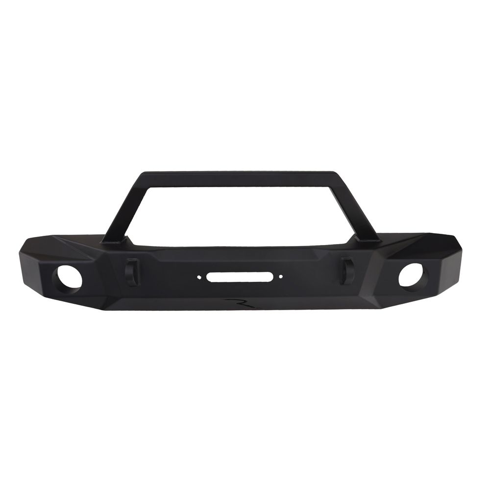 Rampage Products 99512 TrailGuard Front Bumper for 2020-2022 Jeep Gladiator, 2018-2022 Jeep Wrangler JL, Black