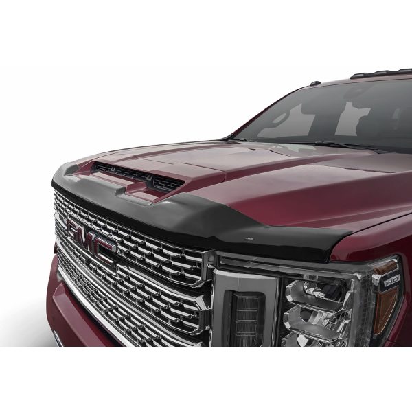 Auto Ventshade 322185 Aeroskin Smoke Flush Mount Hood Protector for 2020-2022 GMC Sierra 2500/3500