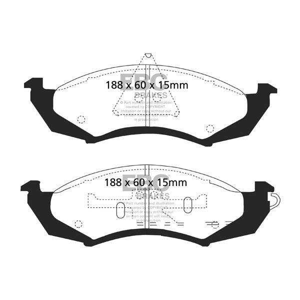 Ultimax OEM Replacement Brake Pads