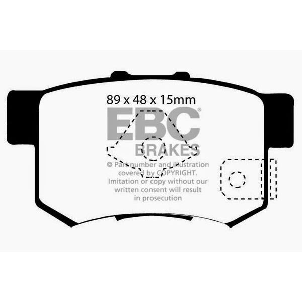 6000 Series Greenstuff Truck/SUV Brakes Disc Pads