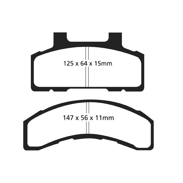 6000 Series Greenstuff Truck/SUV Brakes Disc Pads