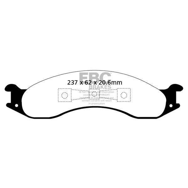 7000 Series Greenstuff Low Dust Truck/SUV Brake Pads