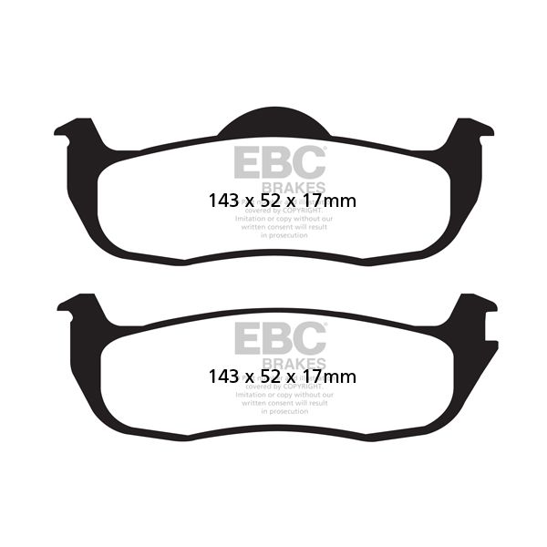 6000 Series Greenstuff Truck/SUV Brakes Disc Pads