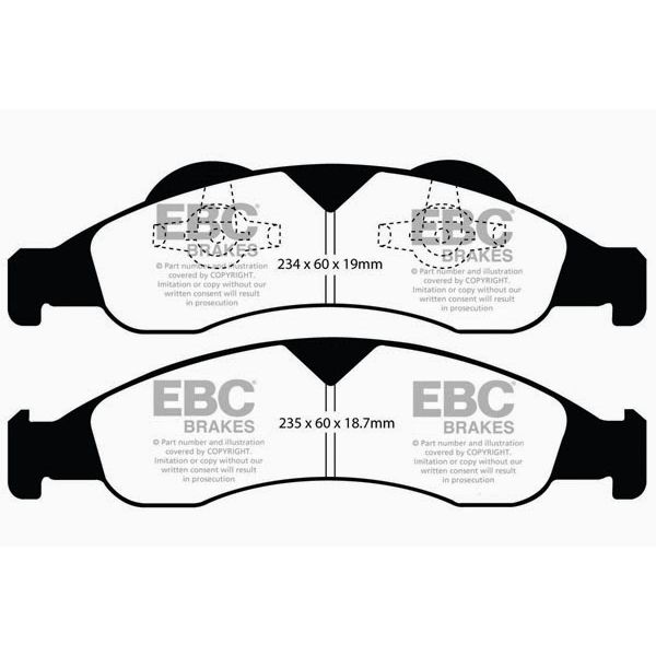 7000 Series Greenstuff Low Dust Truck/SUV Brake Pads