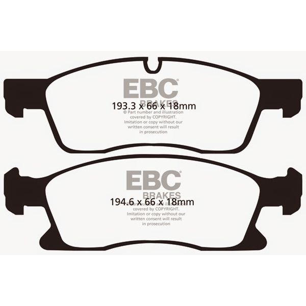 7000 Series Greenstuff Low Dust Truck/SUV Brake Pads