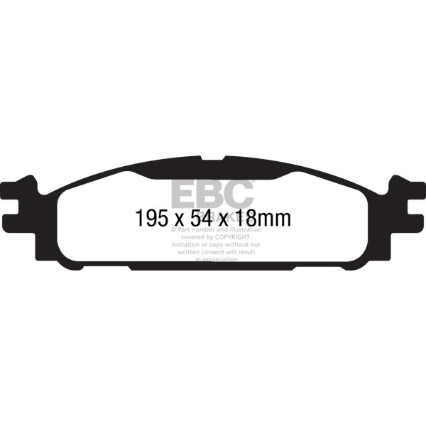 7000 Series Greenstuff Low Dust Truck/SUV Brake Pads