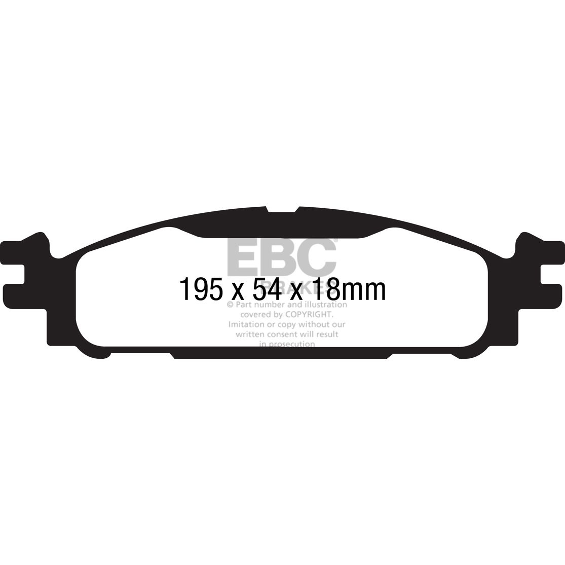 7000 Series Greenstuff Low Dust Truck/SUV Brake Pads