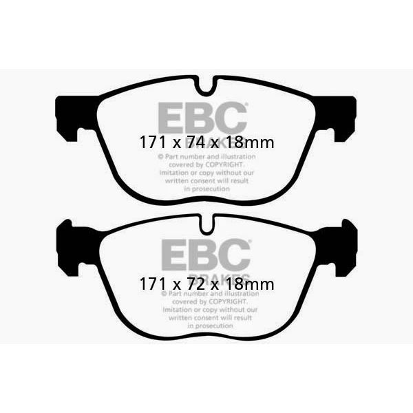 6000 Series Greenstuff Truck/SUV Brakes Disc Pads