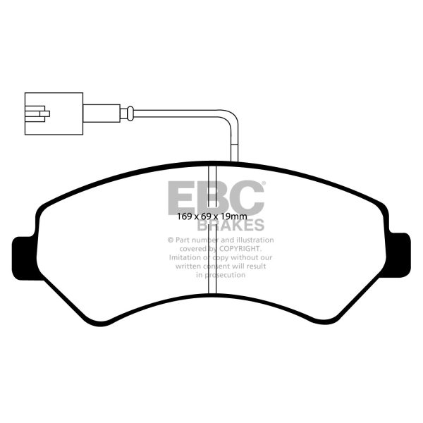 6000 Series Greenstuff Truck/SUV Brakes Disc Pads