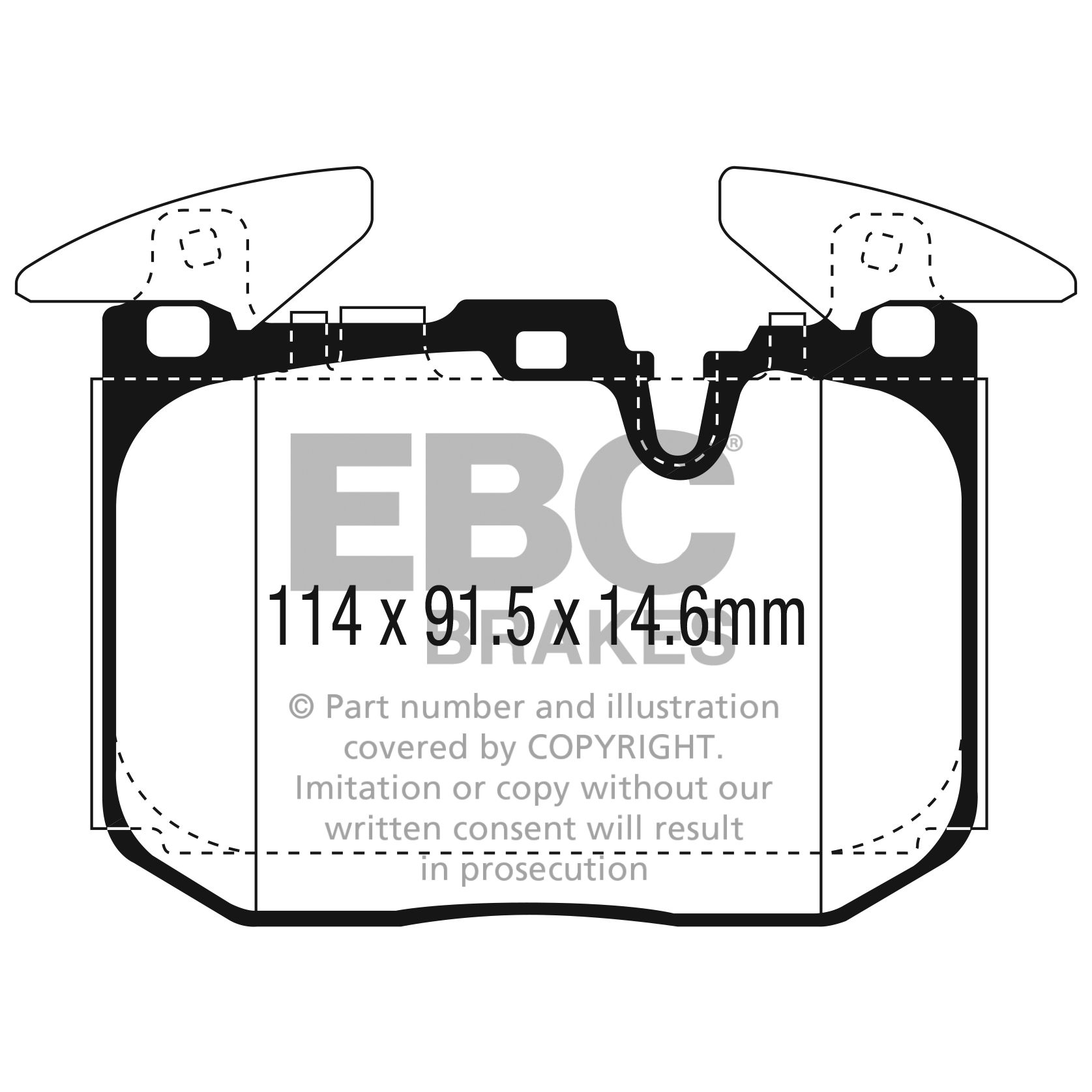 Ultimax OEM Replacement Brake Pads