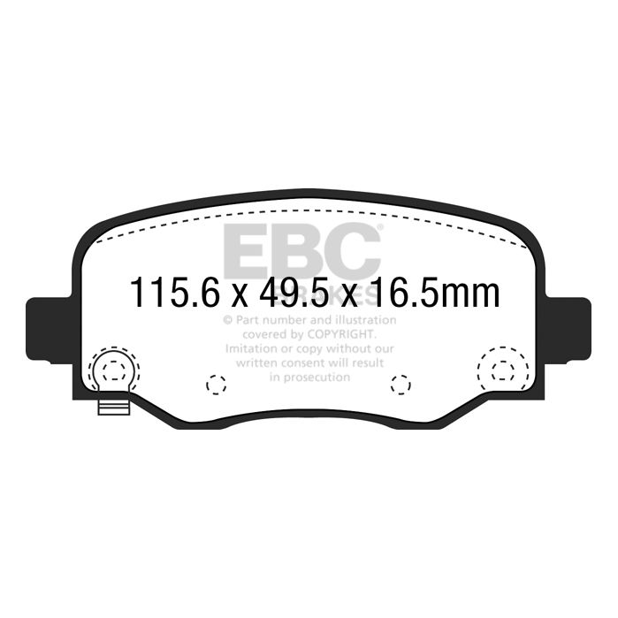 6000 Series Greenstuff Truck/SUV Brakes Disc Pads