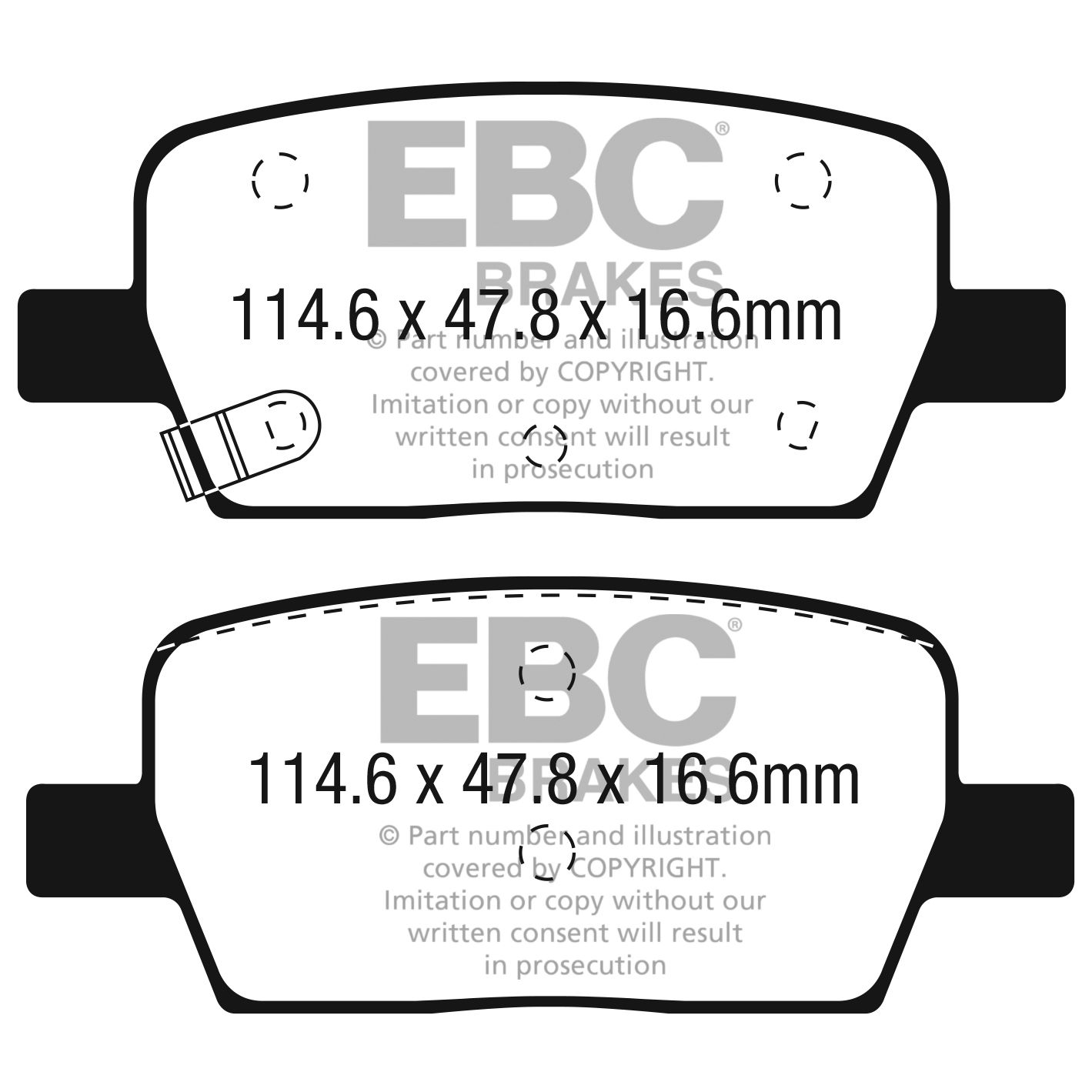 6000 Series Greenstuff Truck/SUV Brakes Disc Pads