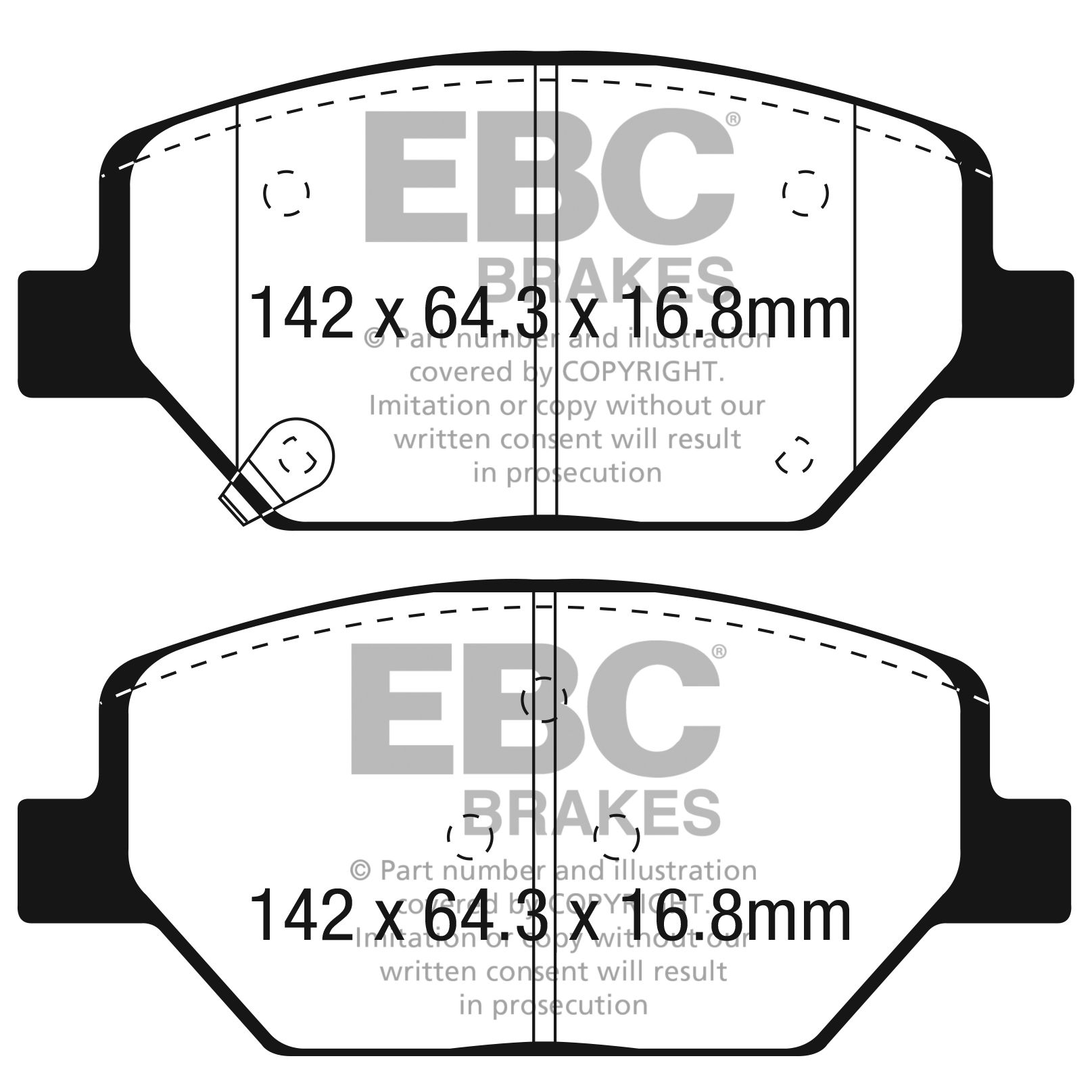 6000 Series Greenstuff Truck/SUV Brakes Disc Pads