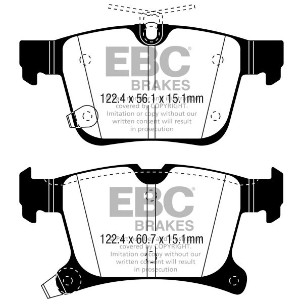 6000 Series Greenstuff Truck/SUV Brakes Disc Pads