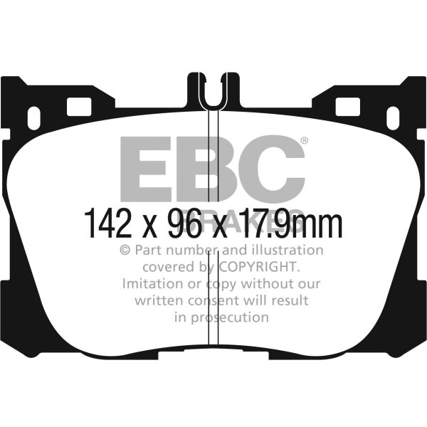 6000 Series Greenstuff Truck/SUV Brakes Disc Pads