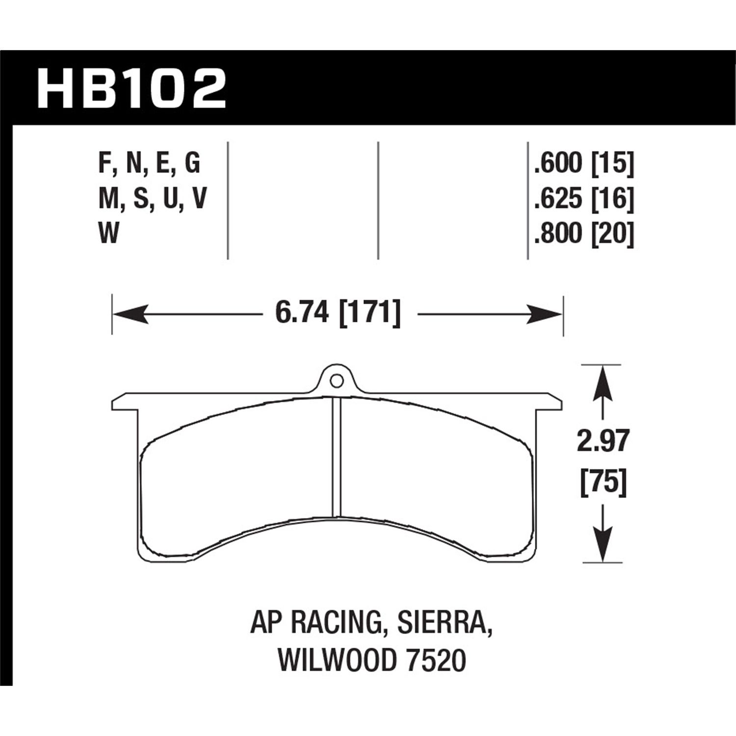 DTC-30 Disc Brake Pad