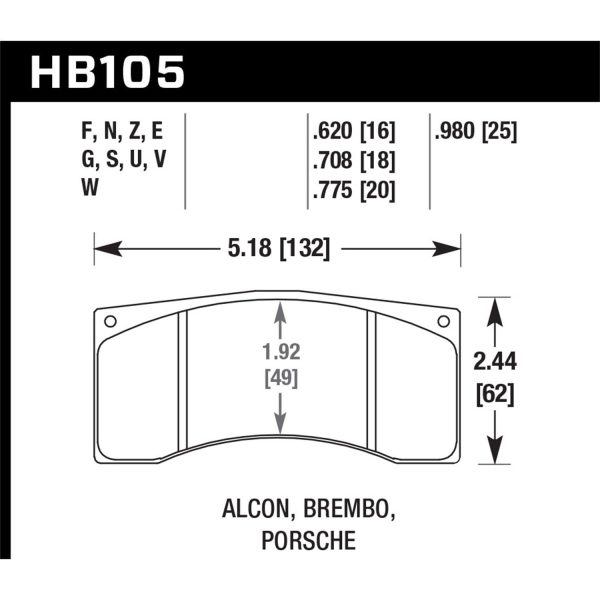 Blue 9012 Disc Brake Pad