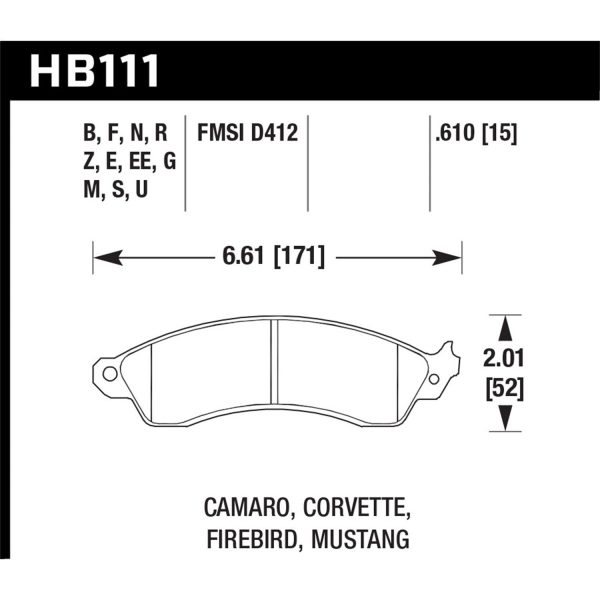 Black Disc Brake Pad