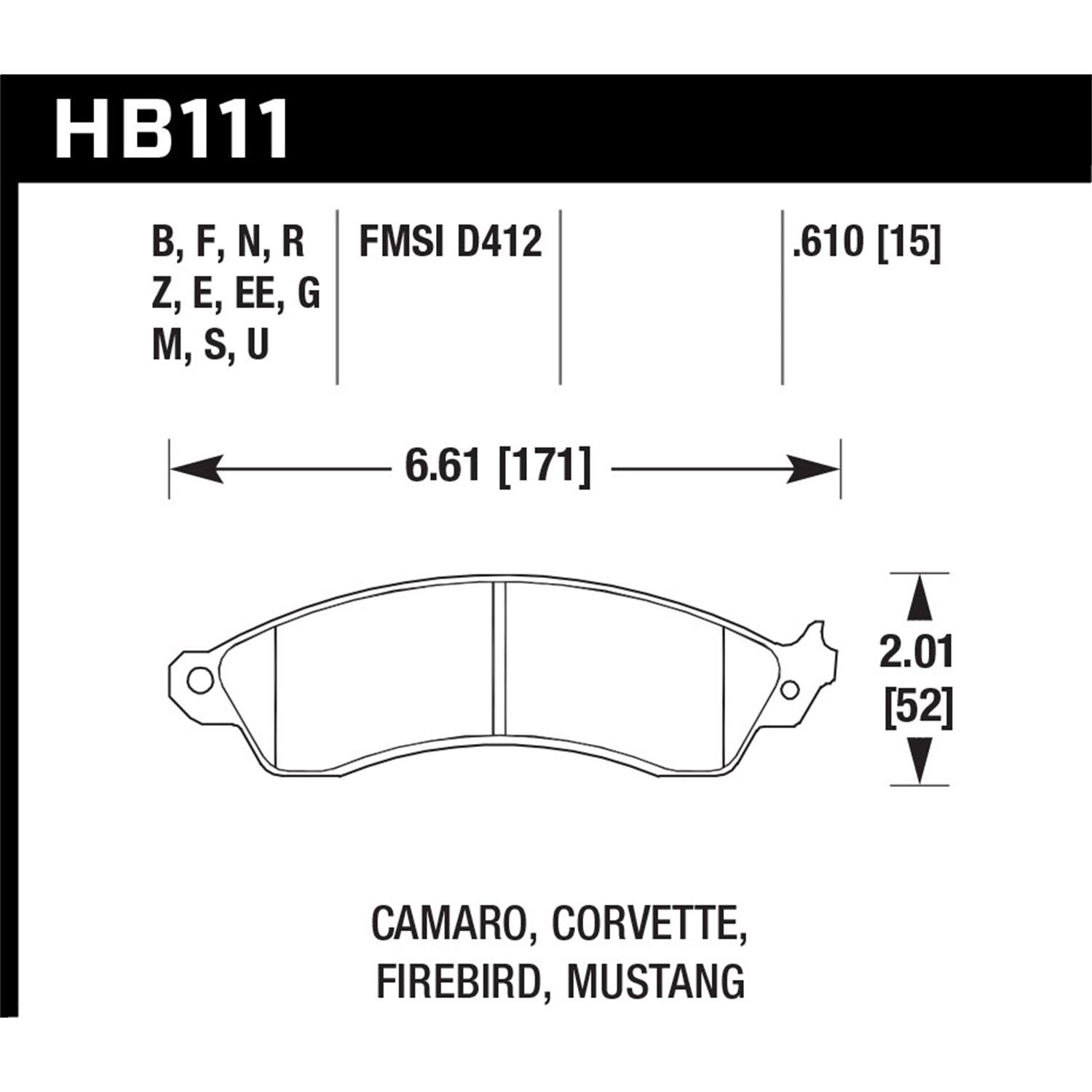 Blue 9012 Disc Brake Pad