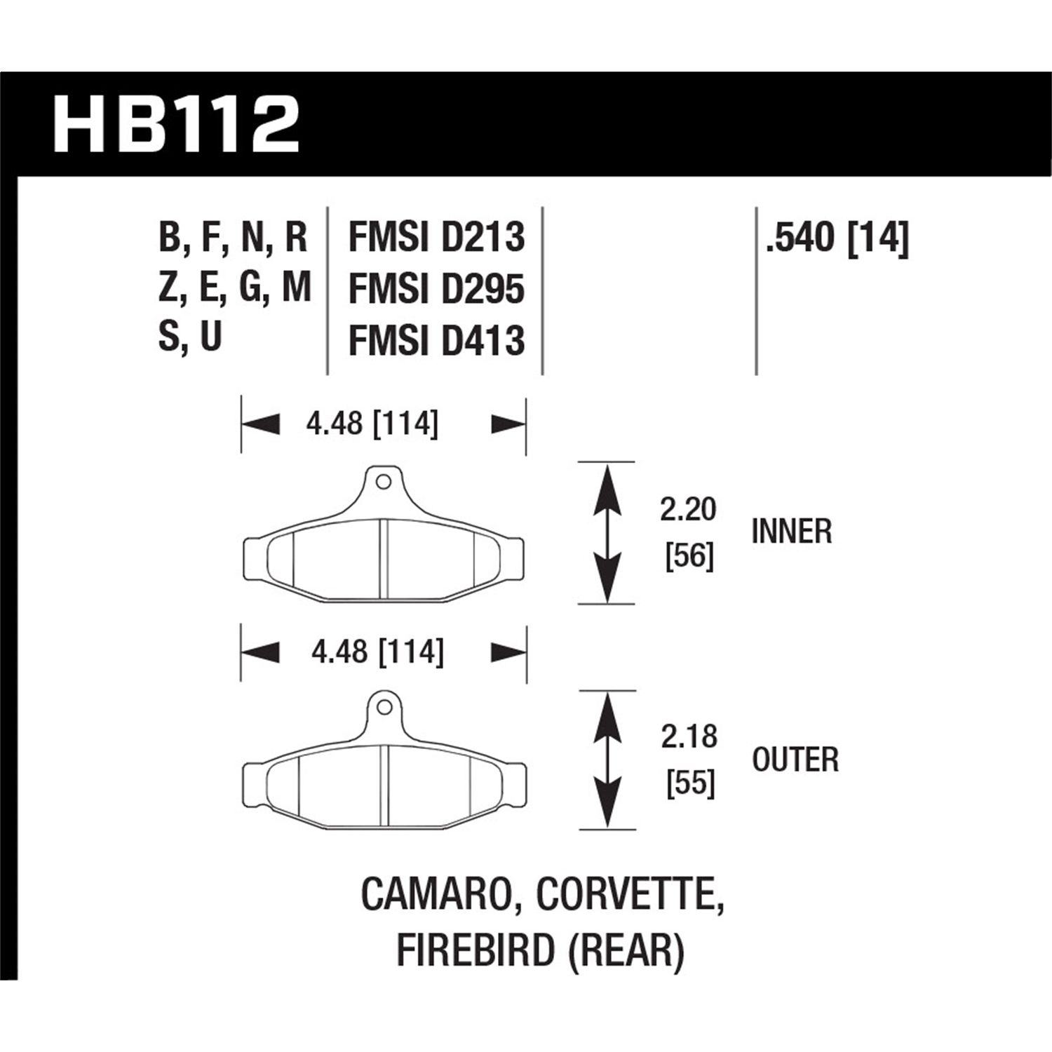 Black Disc Brake Pad