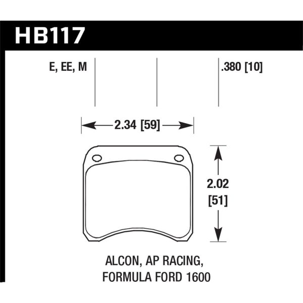 Black Disc Brake Pad