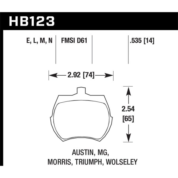 Blue 9012 Disc Brake Pad