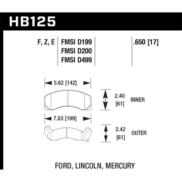 Blue 9012 Disc Brake Pad