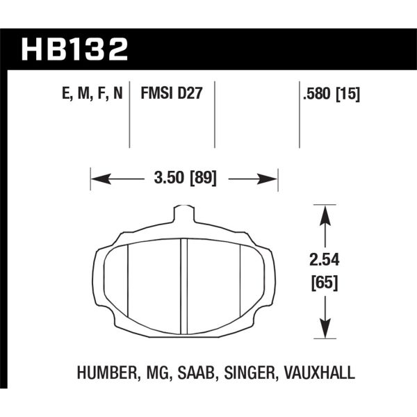 Blue 9012 Disc Brake Pad