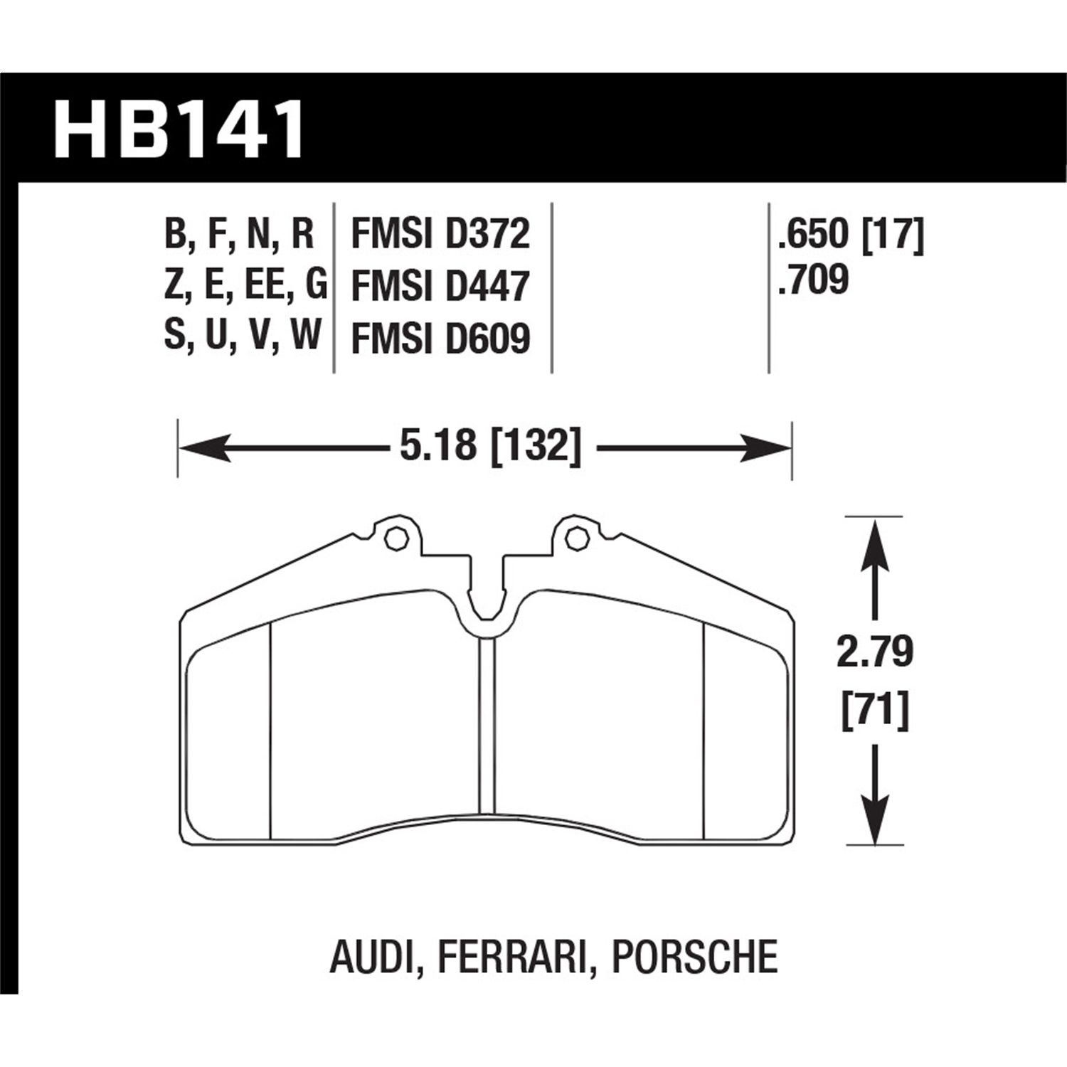 Blue 9012 Disc Brake Pad