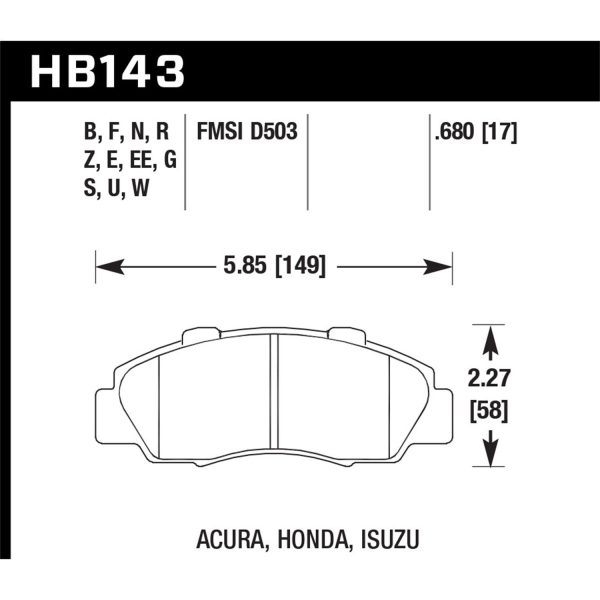 Blue 9012 Disc Brake Pad