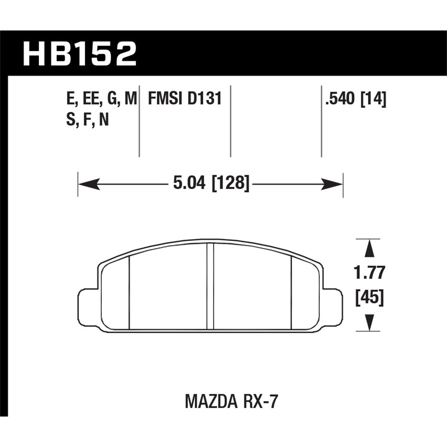 Blue 9012 Disc Brake Pad