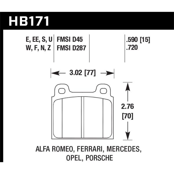 Blue 9012 Disc Brake Pad