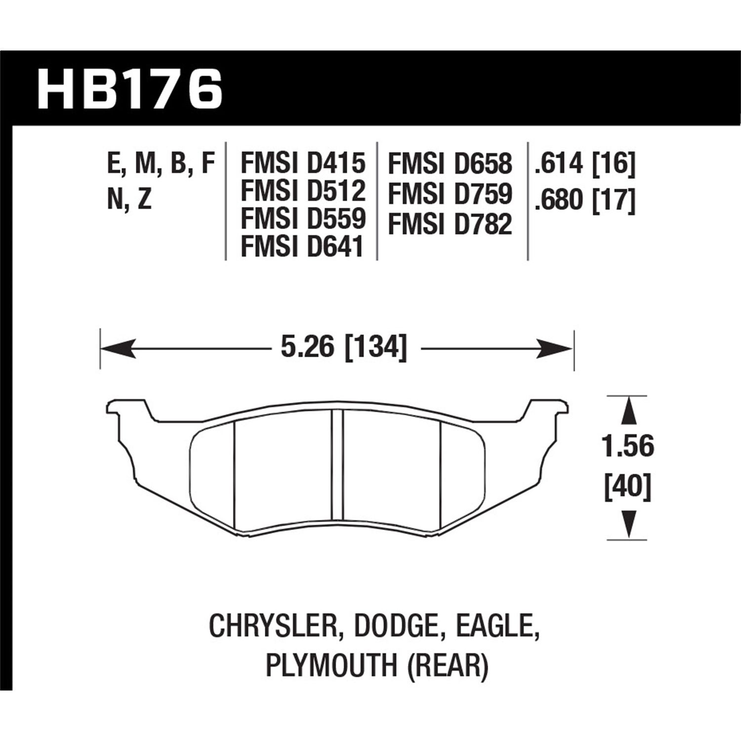 Black Disc Brake Pad