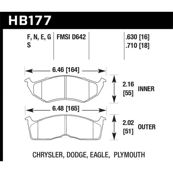 Blue 9012 Disc Brake Pad