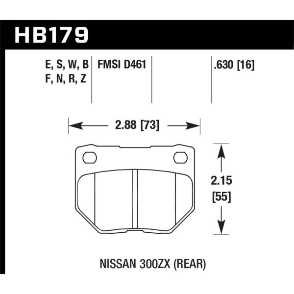 Blue 9012 Disc Brake Pad