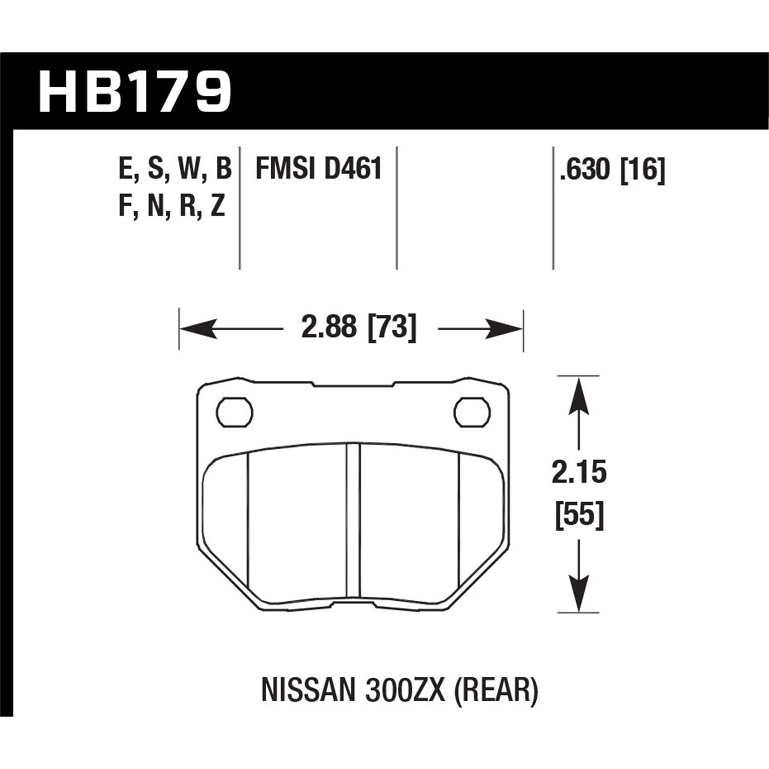 Blue 9012 Disc Brake Pad