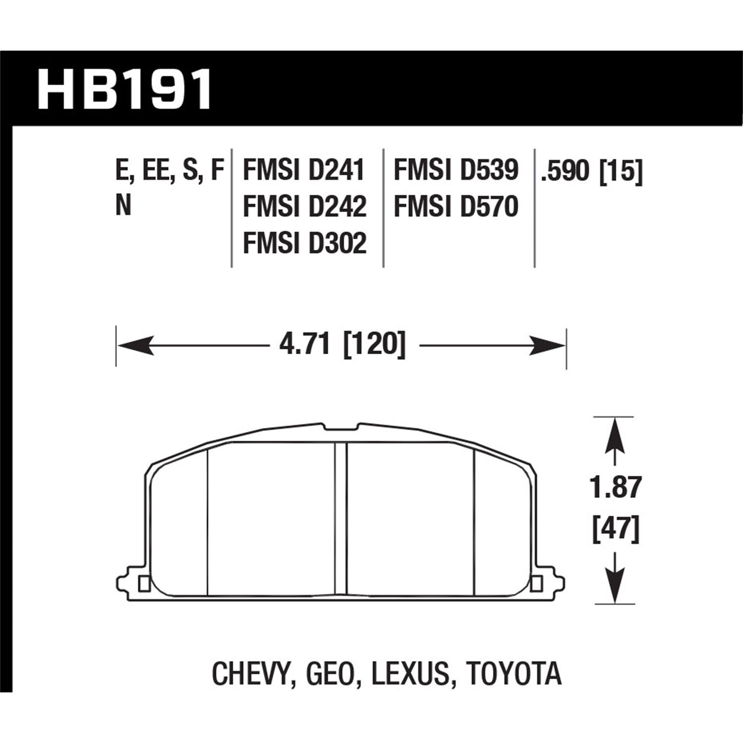 Blue 9012 Disc Brake Pad