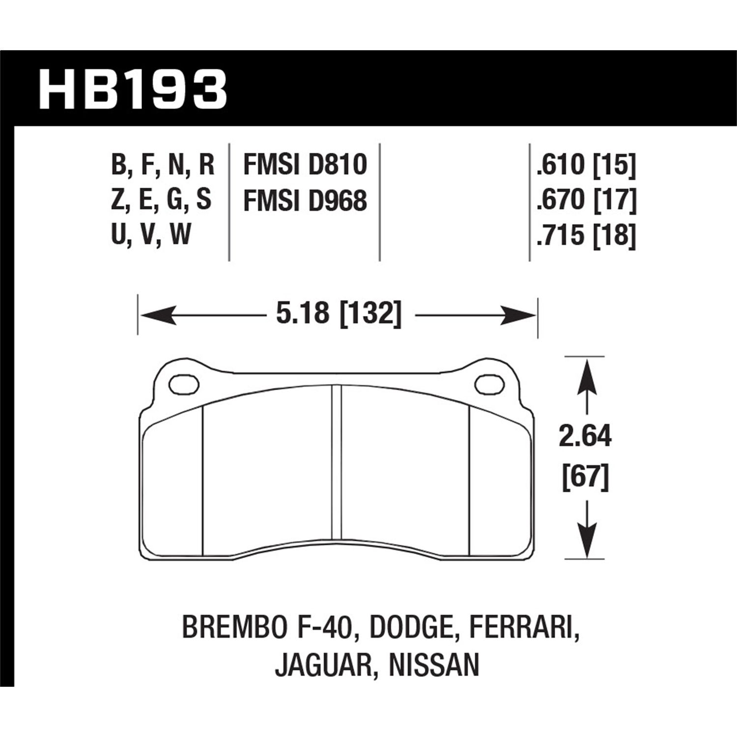 Street Race Disc Brake Pad