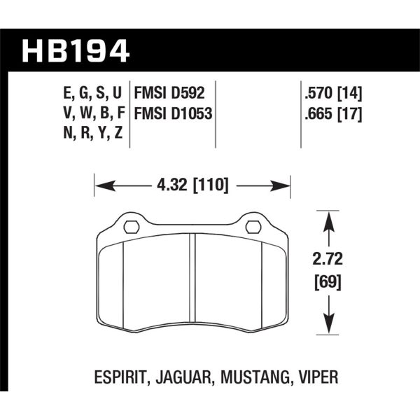 Street Race Disc Brake Pad