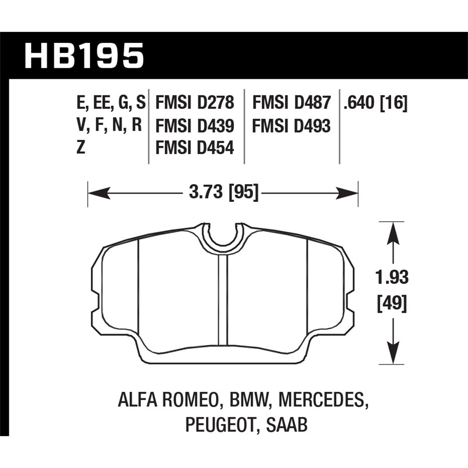 Blue 9012 Disc Brake Pad