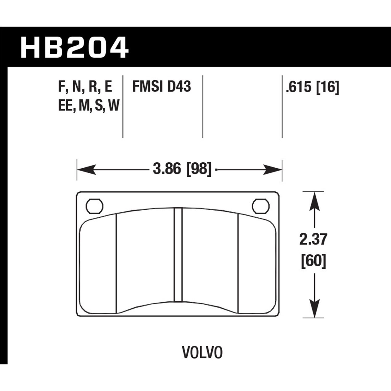 Blue 9012 Disc Brake Pad