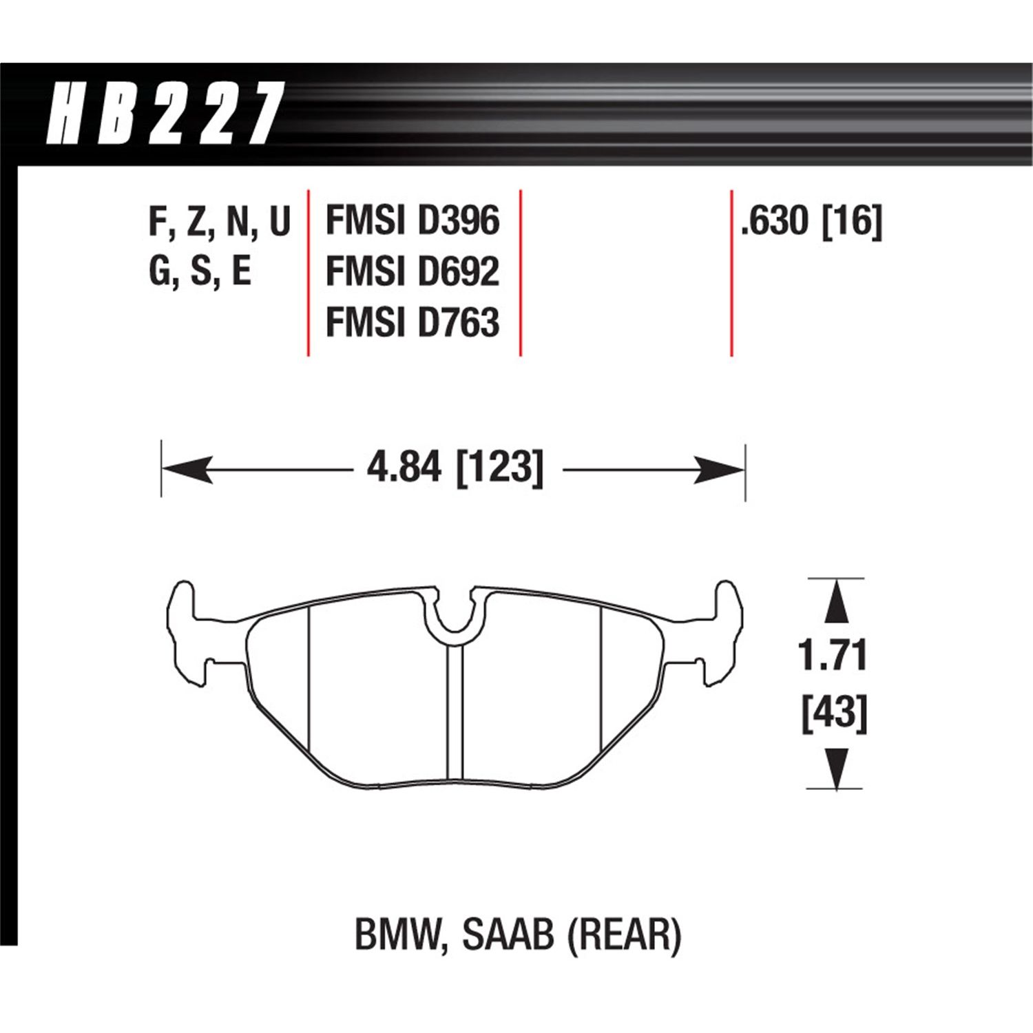 Blue 9012 Disc Brake Pad