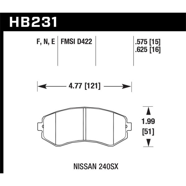 Blue 9012 Disc Brake Pad