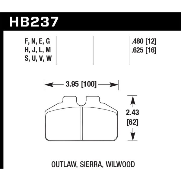 Blue 9012 Disc Brake Pad