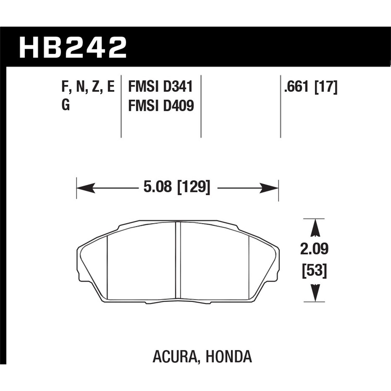 Blue 9012 Disc Brake Pad