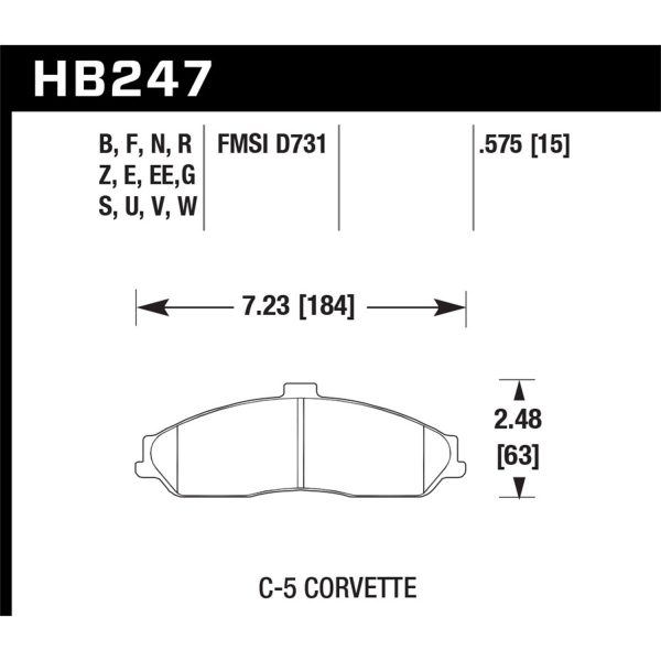 Blue 9012 Disc Brake Pad