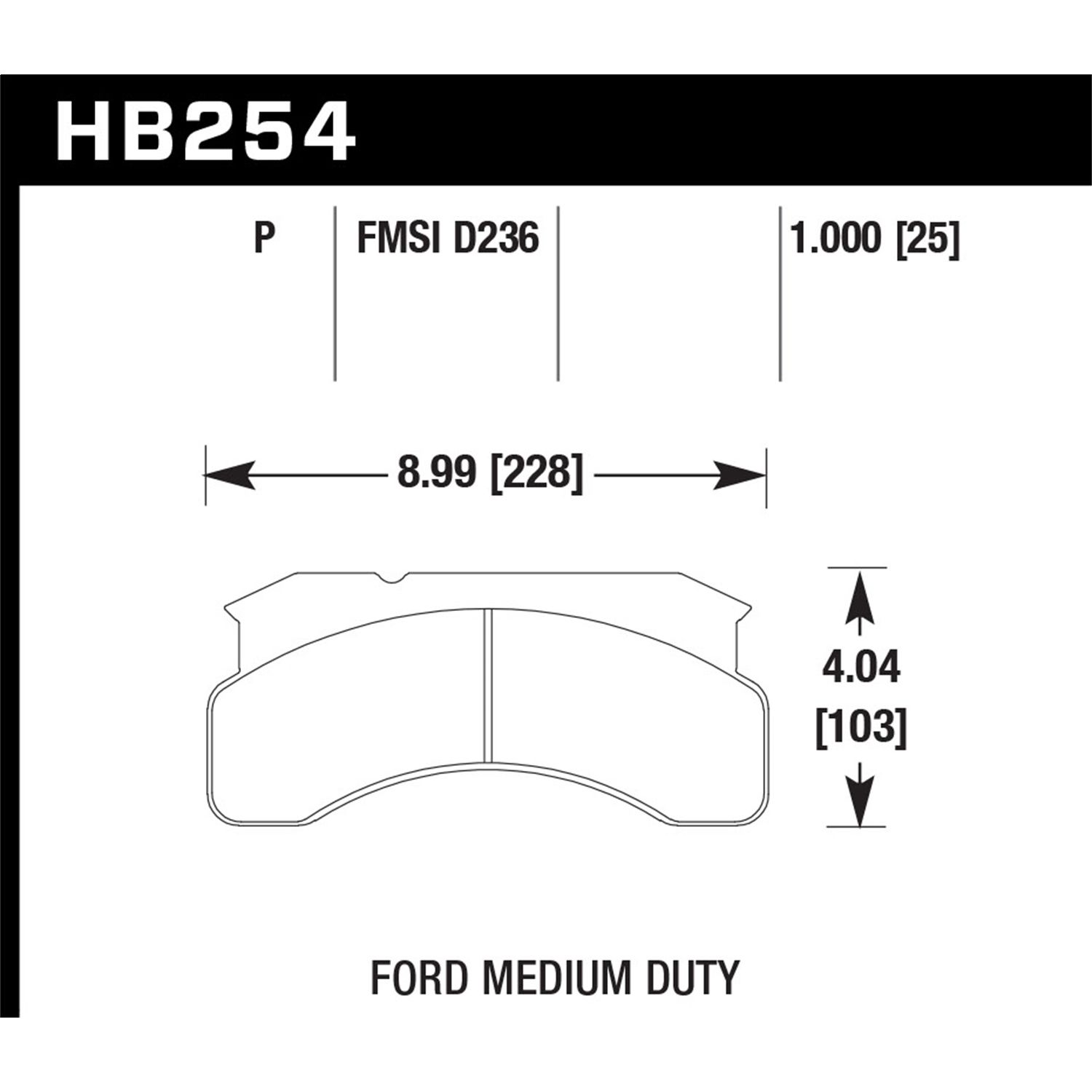 SuperDuty Disc Brake Pad